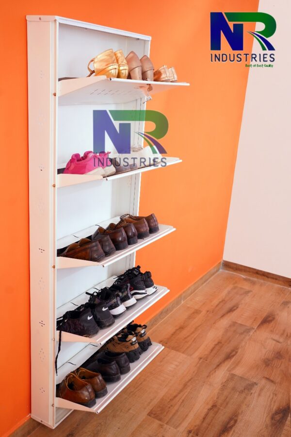 NR Shoe Locker 5 Door Ivory Space - Image 2